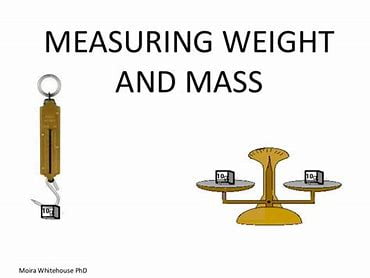 how-is-weight-related-to-mass